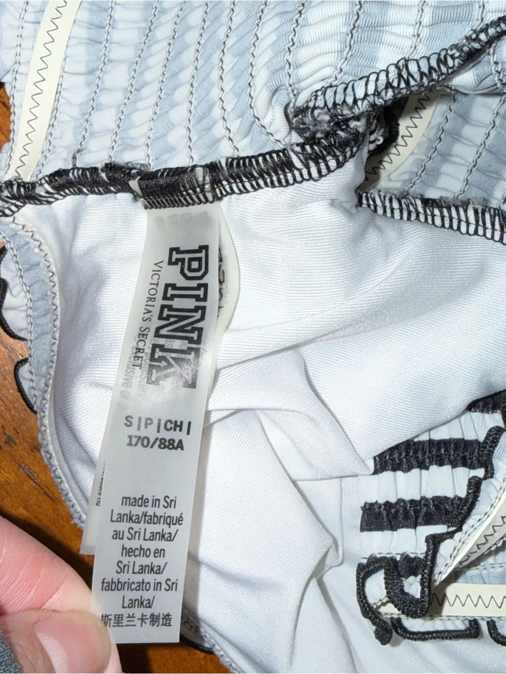 PINK Victorias Secret black white